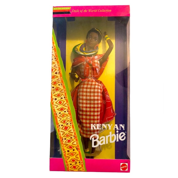 Mattel Toys Kenyan Barbie Dolls Of The World Collection Nib Poshmark